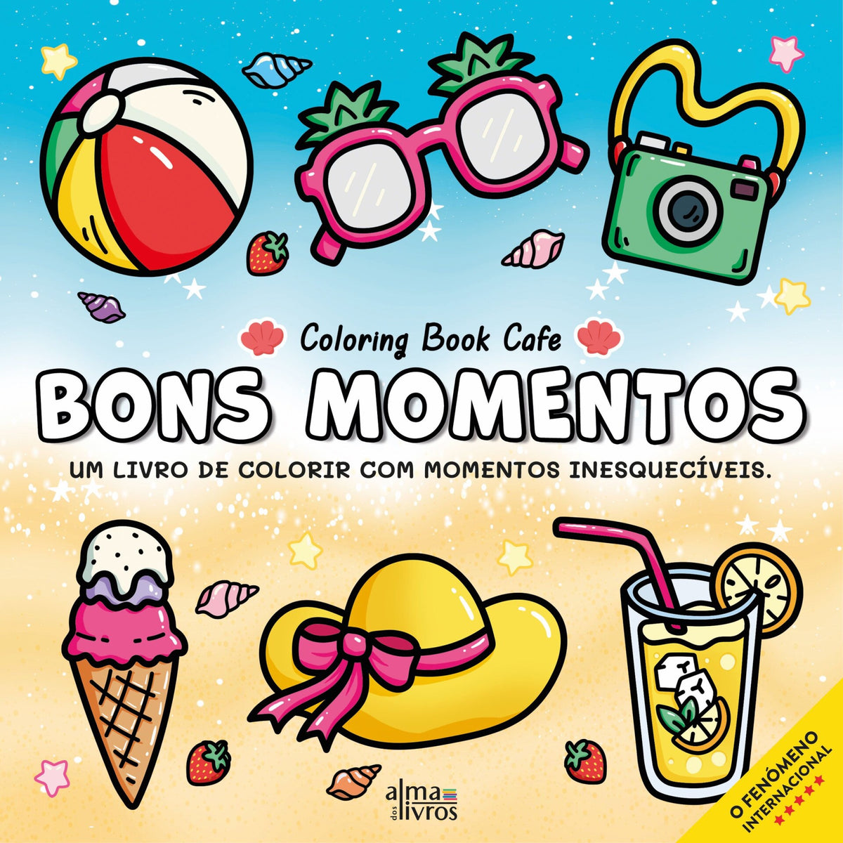 Bons Momentos de Coloring Book Cafe
