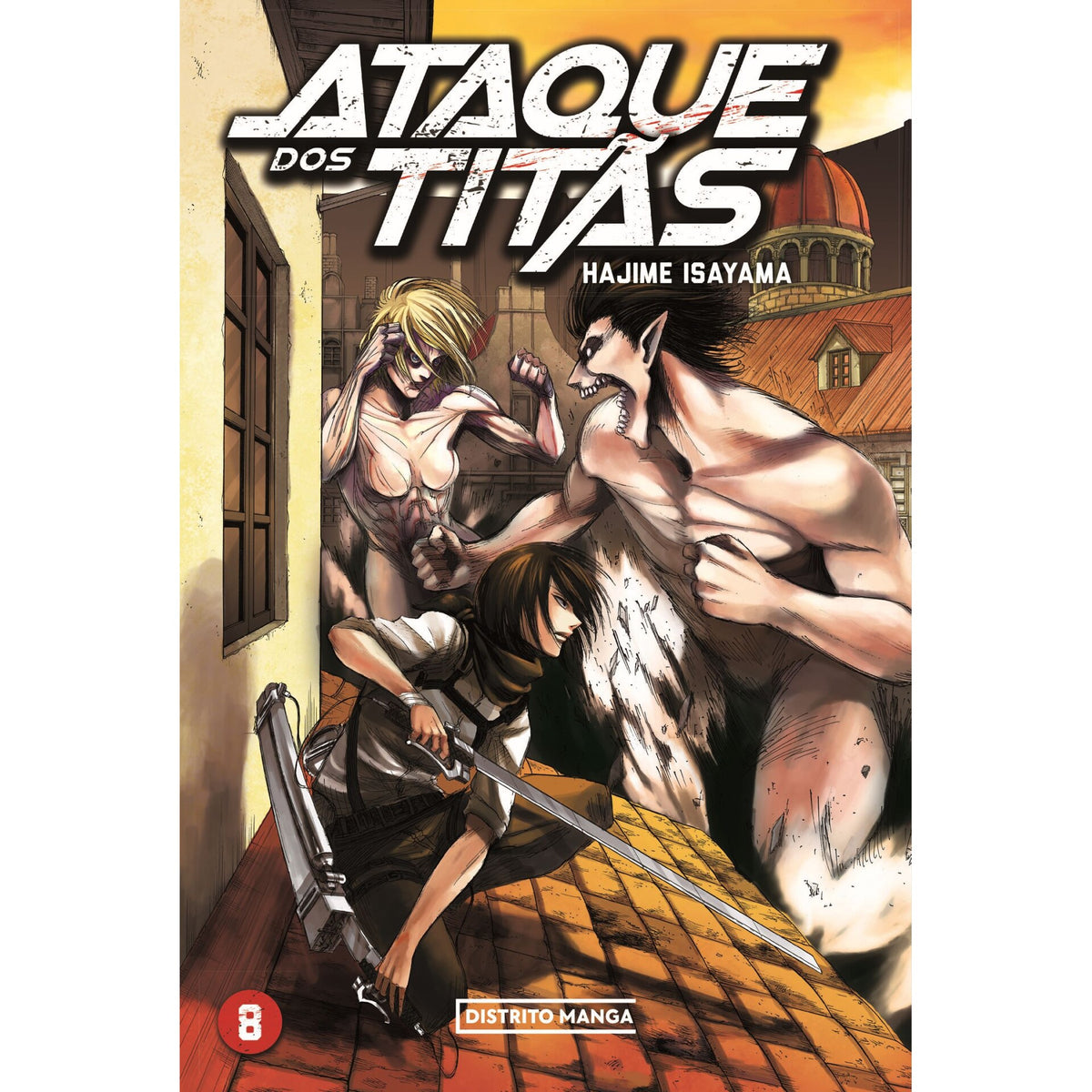 Ataque dos Titãs Livro 8 de Hajime Isayama