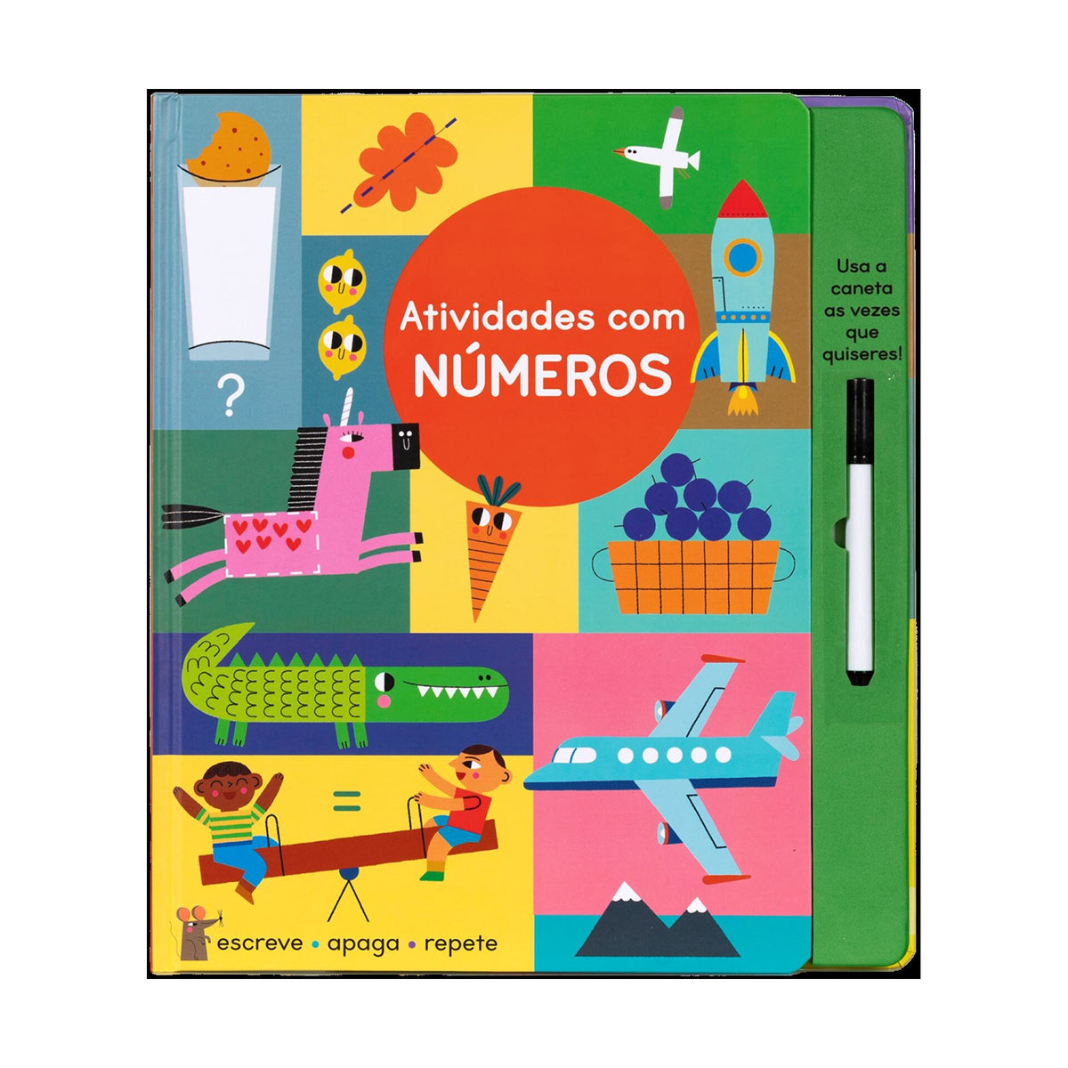 Atividades com Números - Escreve, Apaga, Repete
