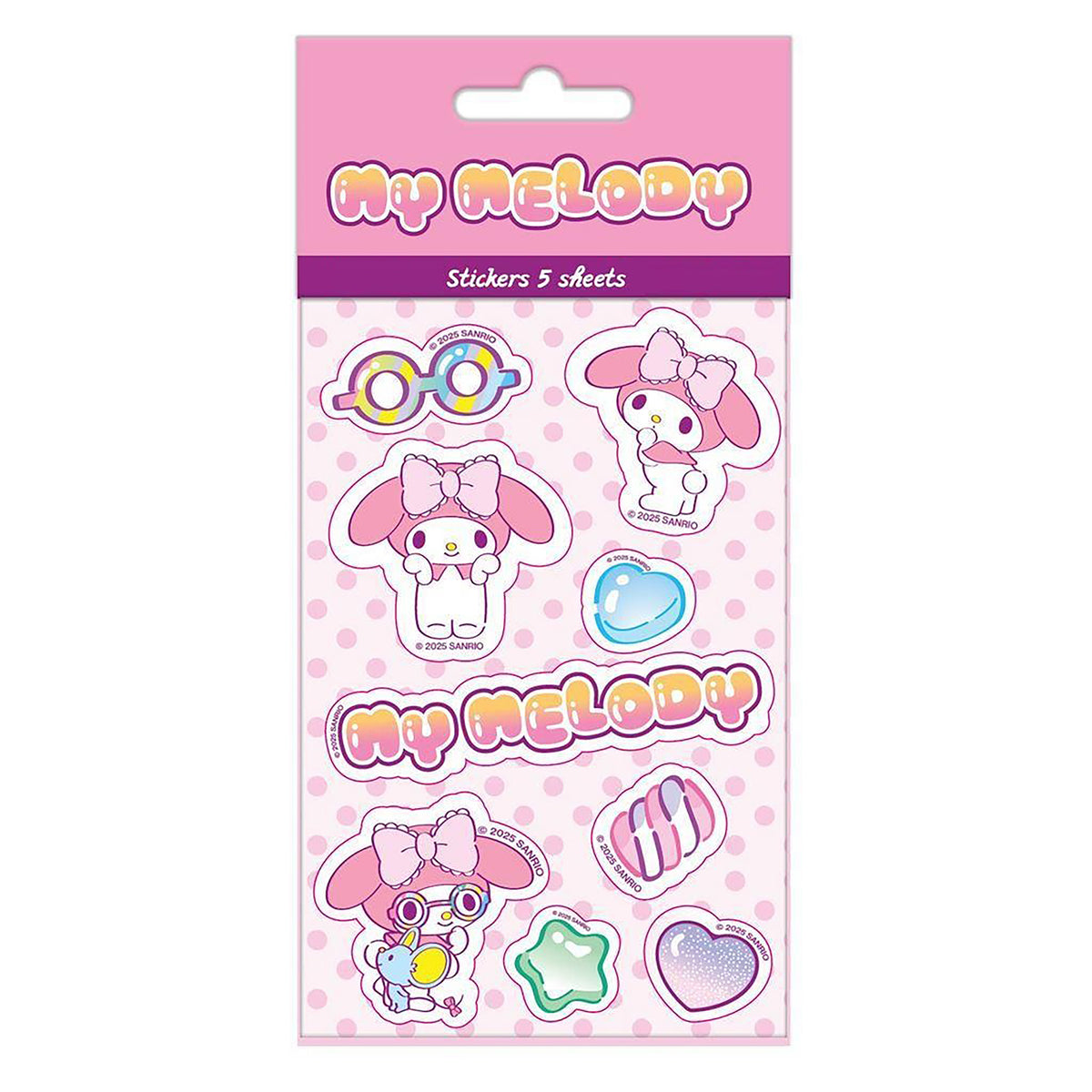 Conjunto Stickers My Melody
