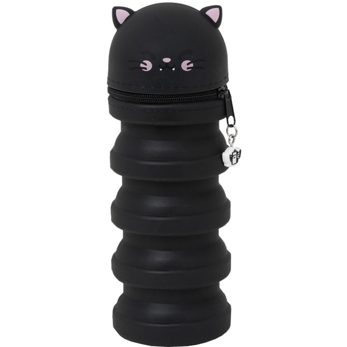 Estojo Silicone Extensível - Gato Preto