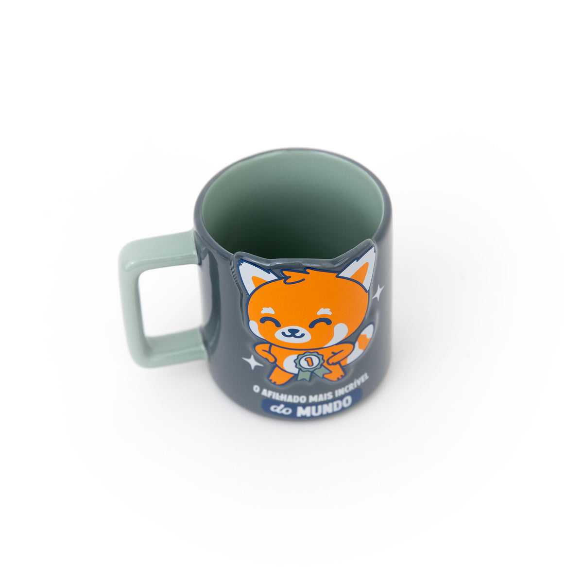 Caneca 3D Panda - Afilhado Incrível