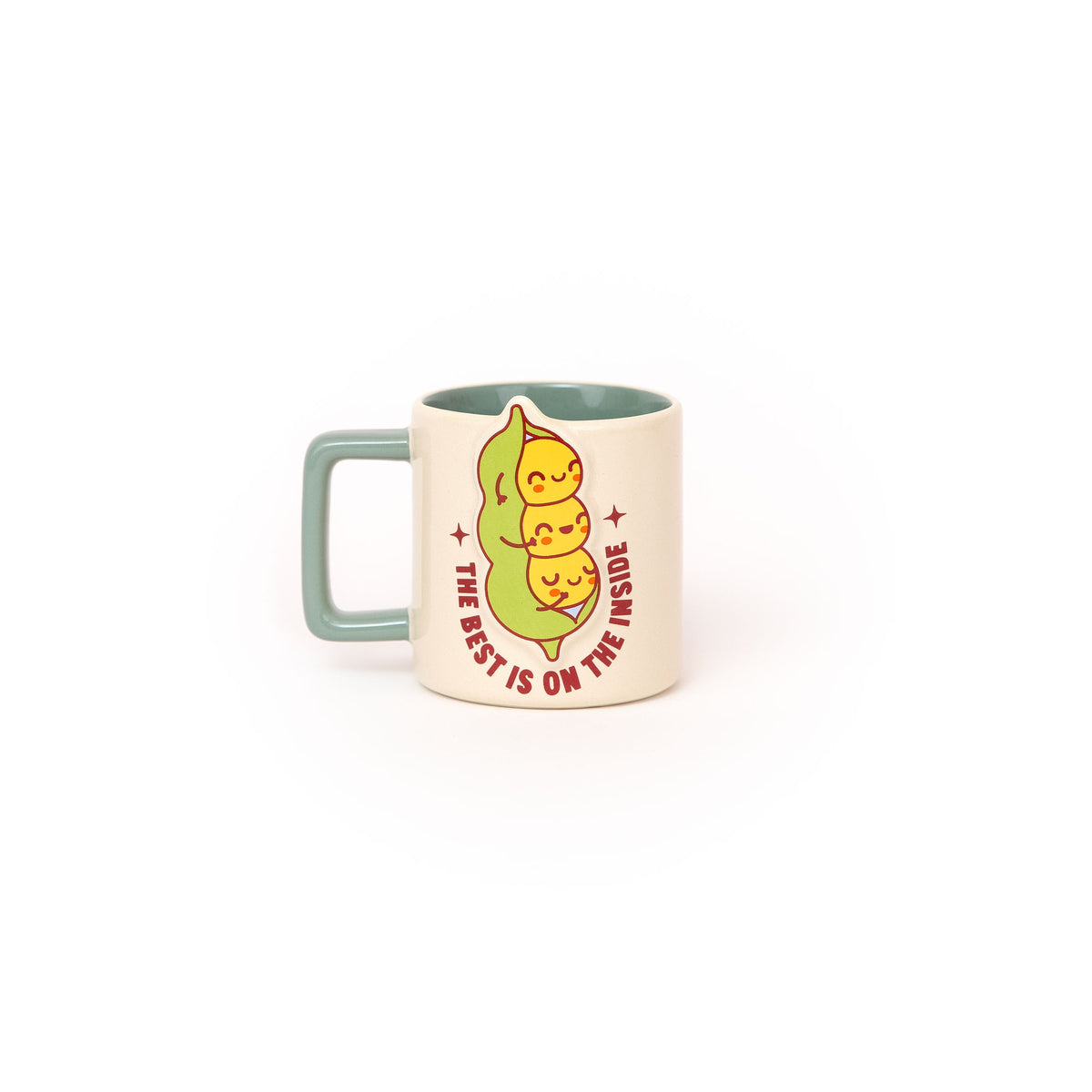 Caneca 3D Ervilhas - Best On The Inside