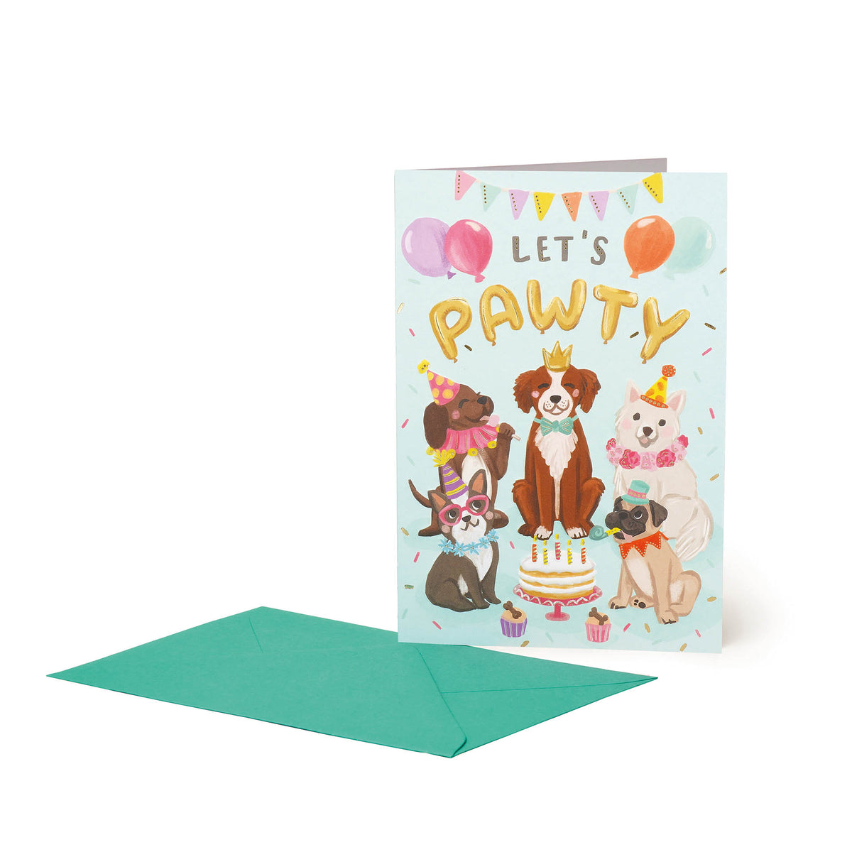 Cartão Grande - Let'S Pawty Dogs