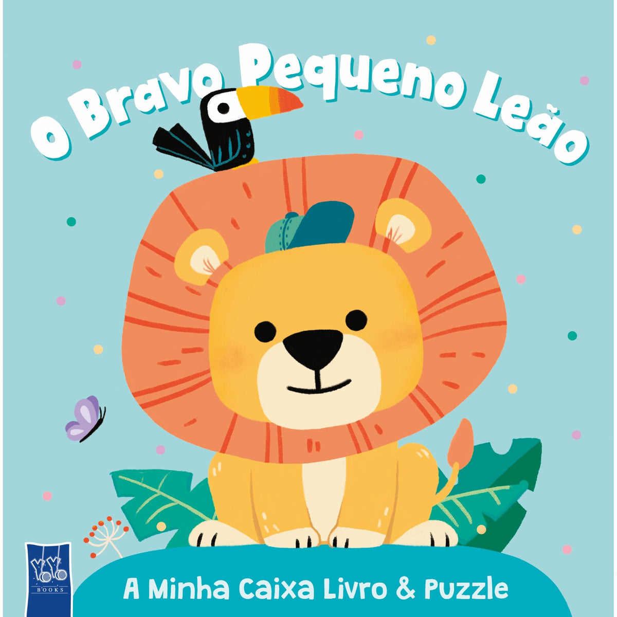 A Minha Caixa Livro & Puzzle - O Bravo Pequeno Leão de YOYO BOOKS