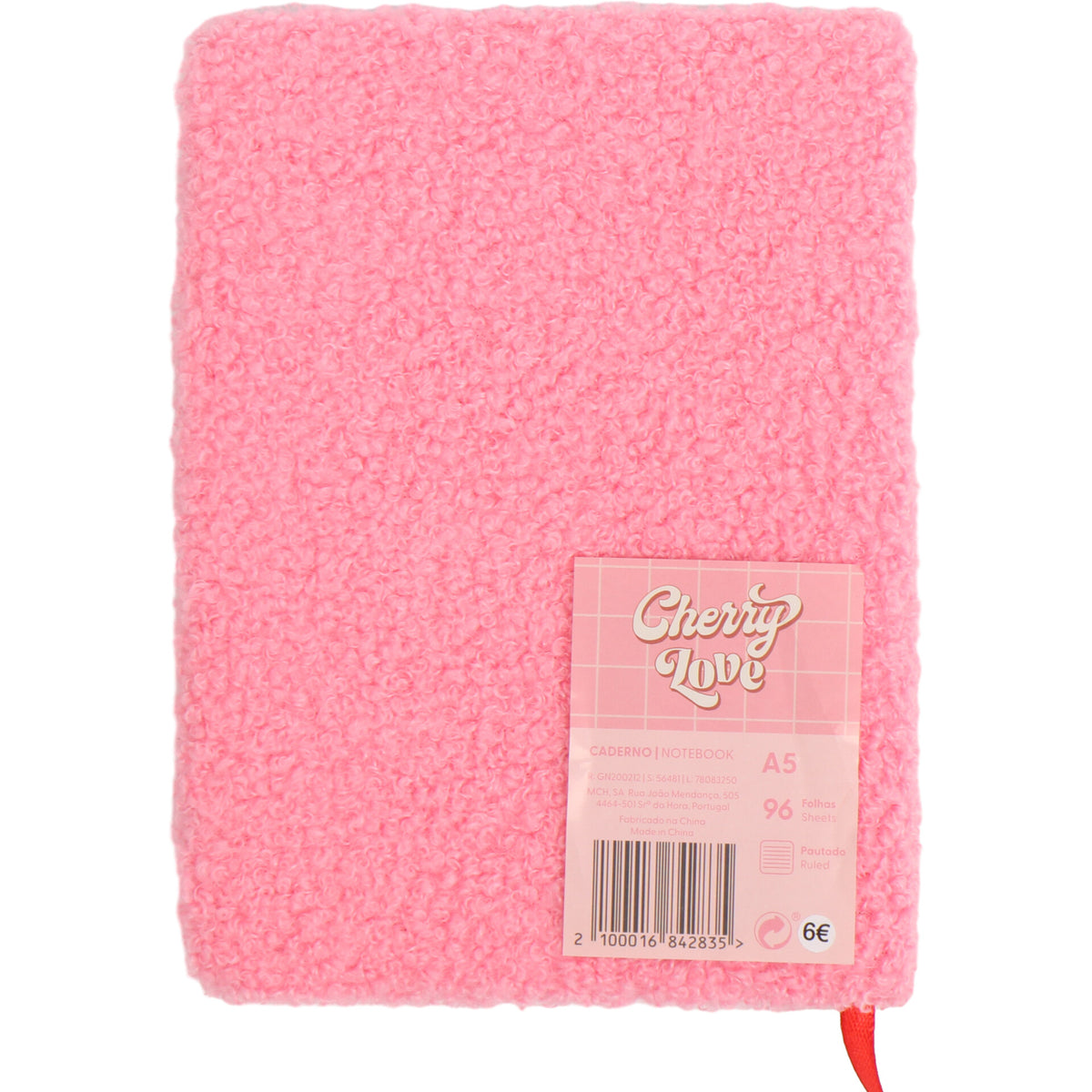 Caderno Agrafado Formato A5 Cerejas Cherry Love