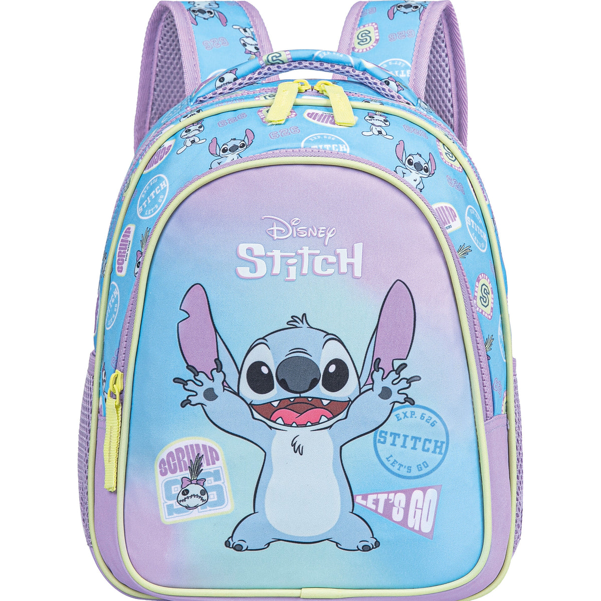 Mochila Pequena Let's Go Stitch