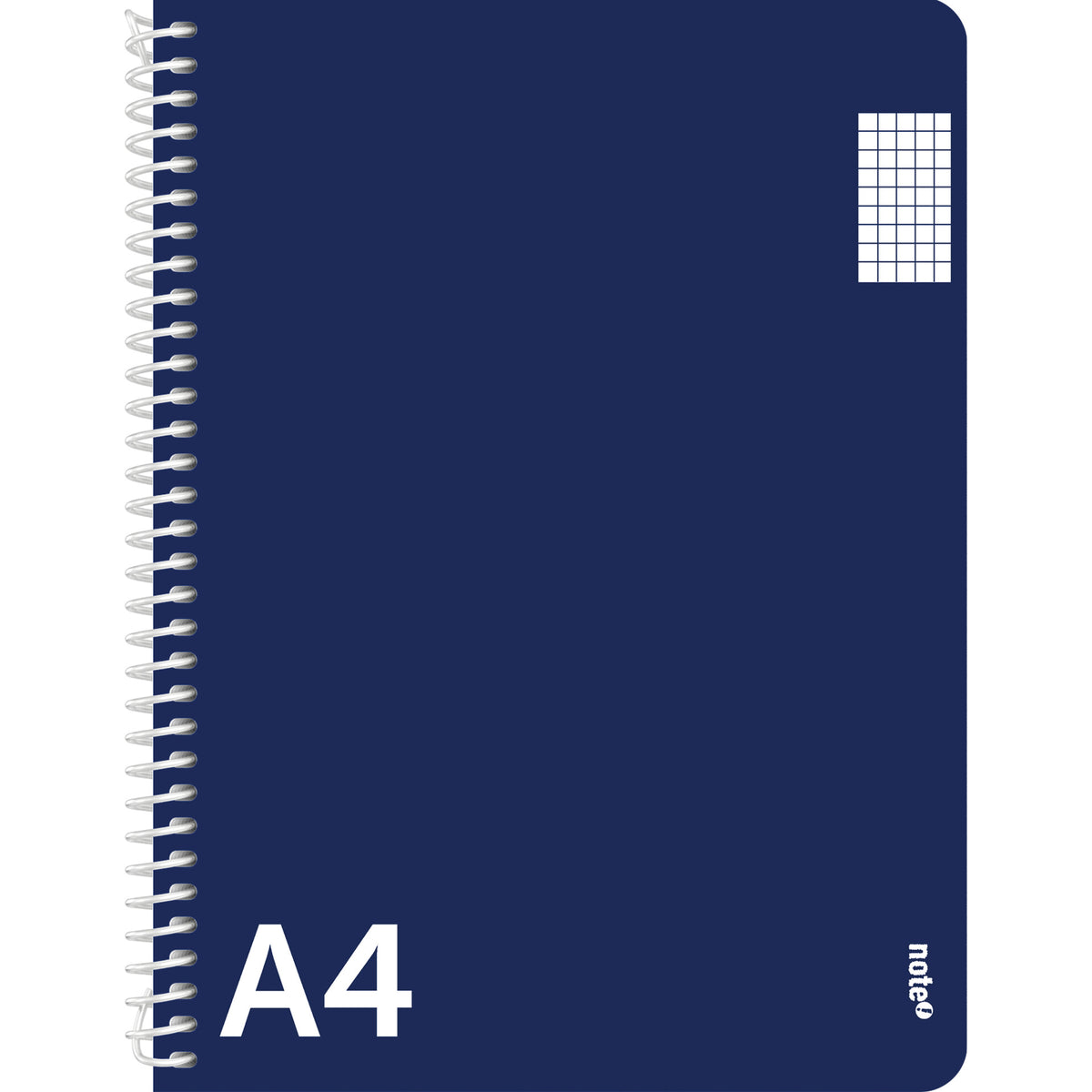 Caderno Espiral A4 Capa Azul Quadriculado Note!