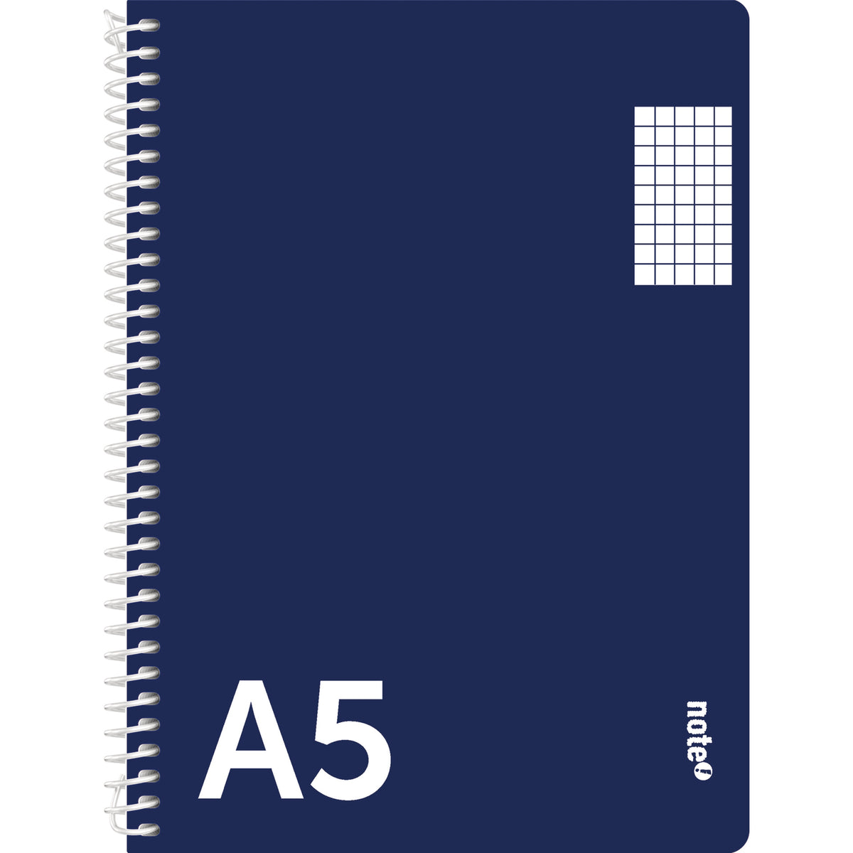 Caderno Espiral A5 Capa Azul Quadriculado Note!