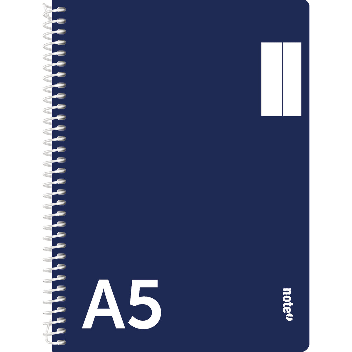Caderno Espiral A5 Capa Azul Liso Note!