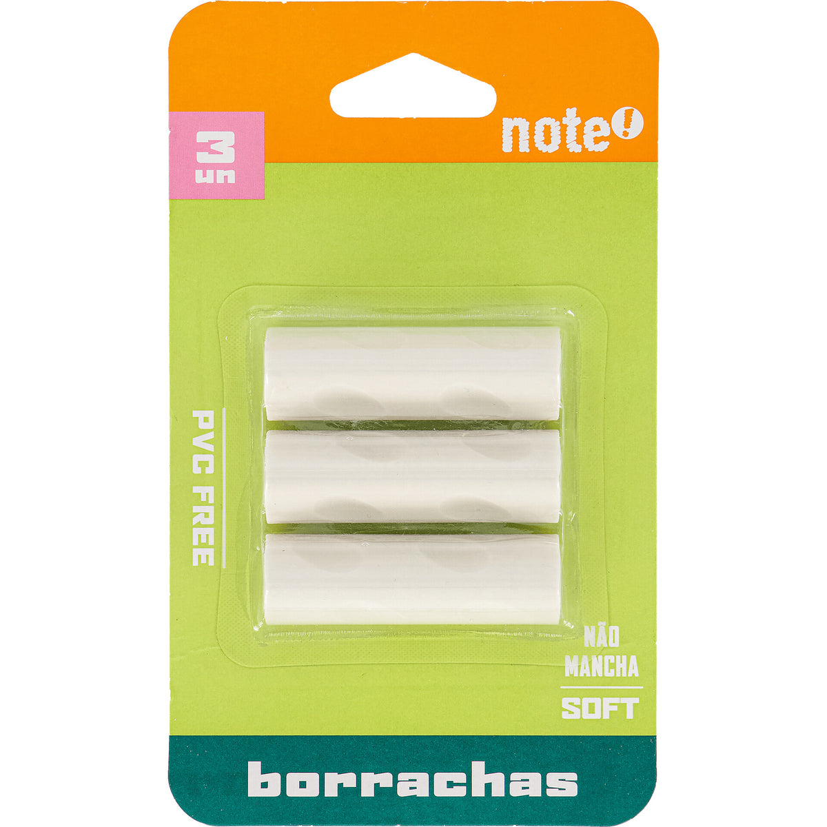 Borracha Dot Dot Triangular 3 Unidades Note!