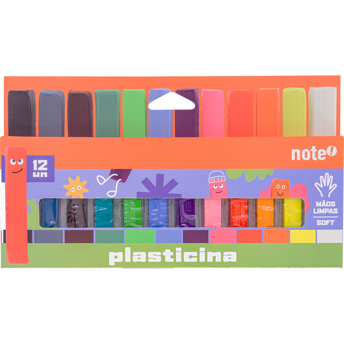 Plasticina 12 Barras Note!