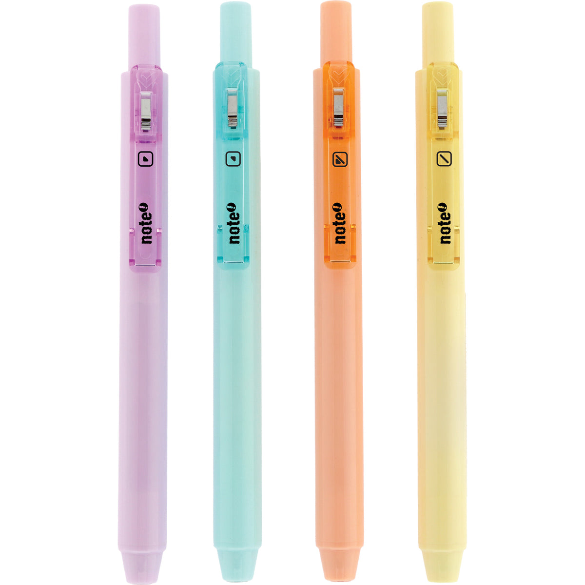 Sublinhador Retrátil Cores Pastel 4 Unidades Note!