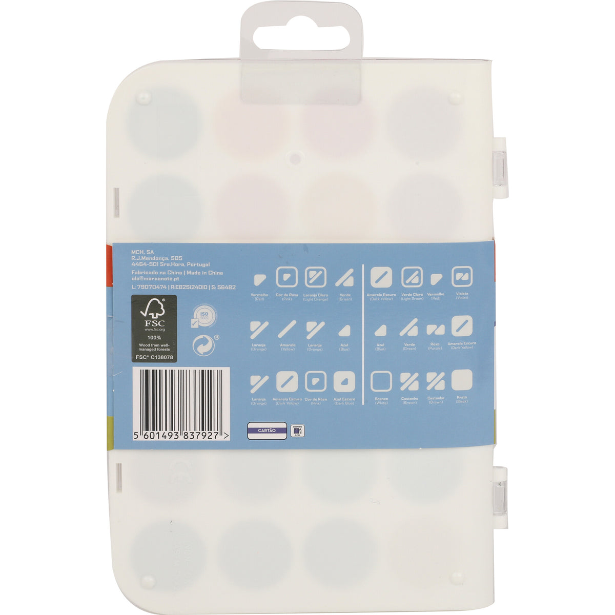 Aguarelas com Pincel 24 Cores Note!