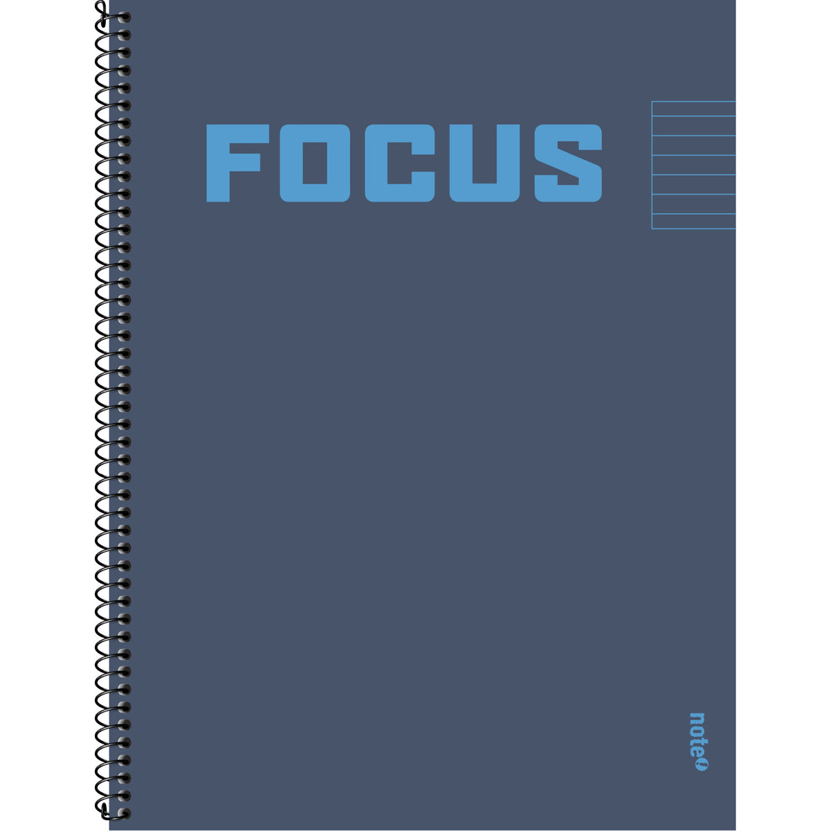 Caderno Espiral A4 Capa Dura Pautado Banda de Cor (várias opções) Note!