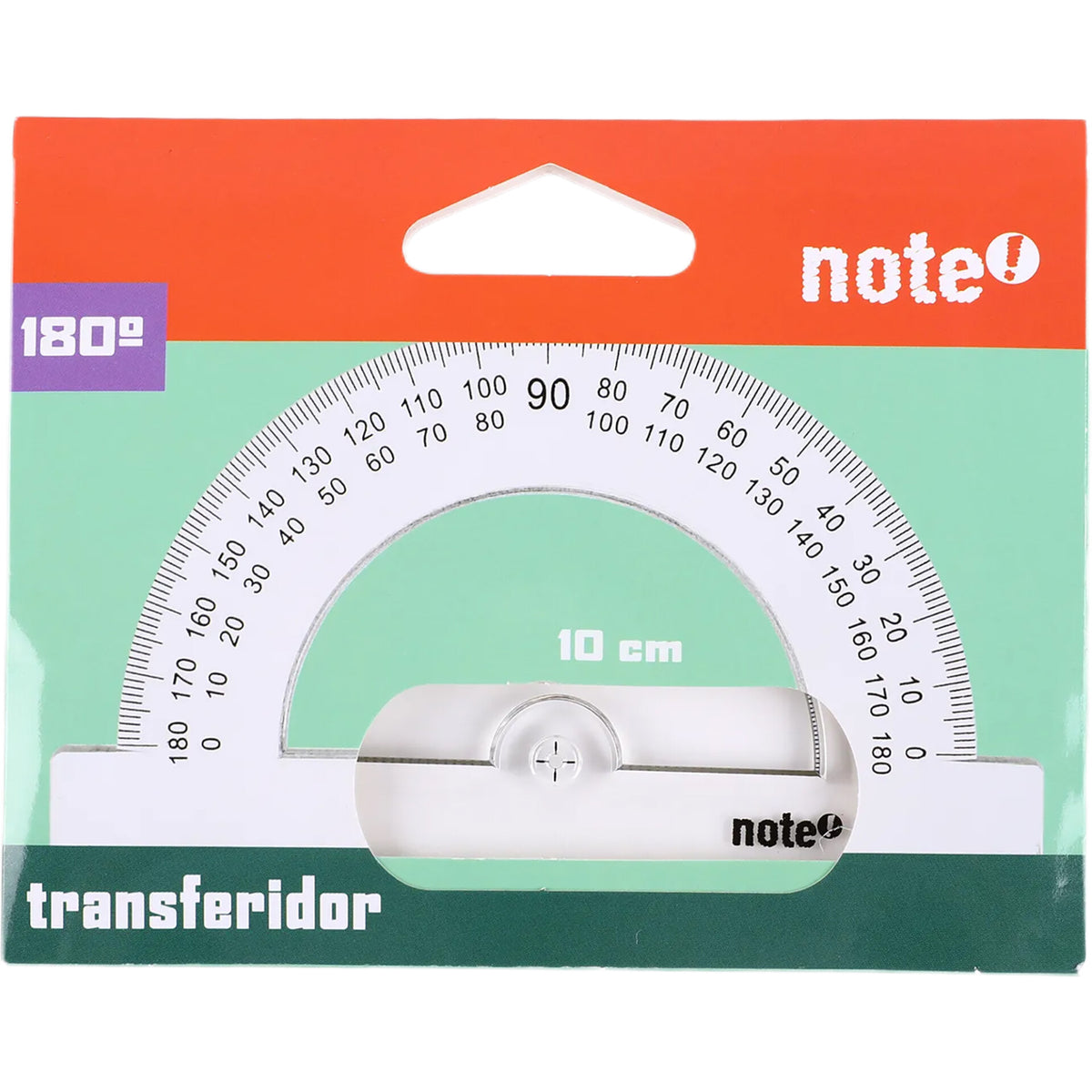 Transferidor 180º 10cm Note!