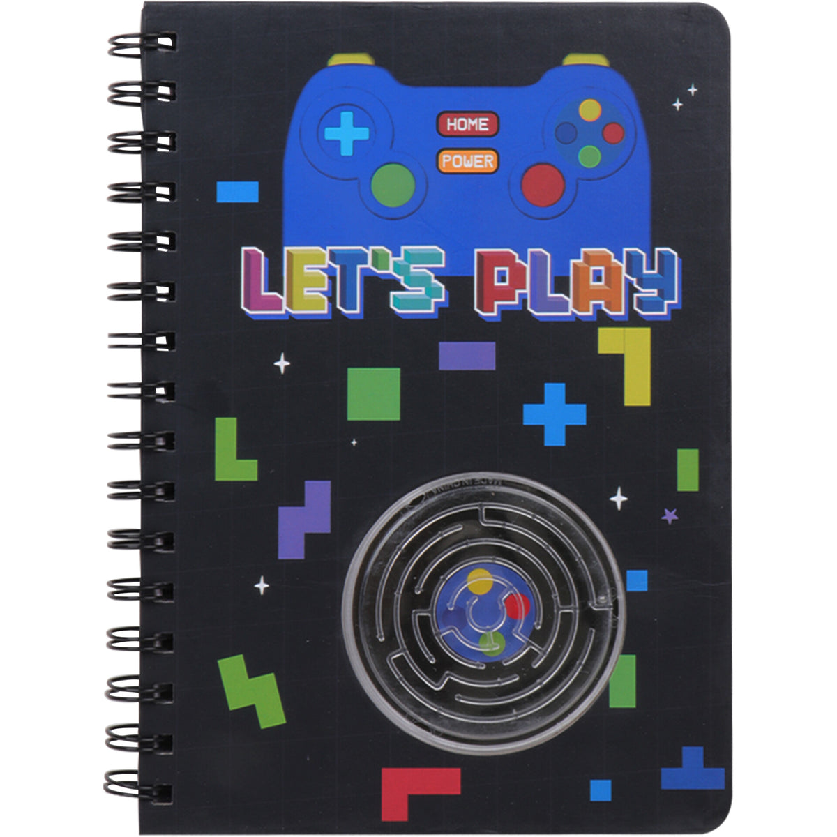 Caderno Espiral A5 com Jogo Interativo Pautado Game Note!
