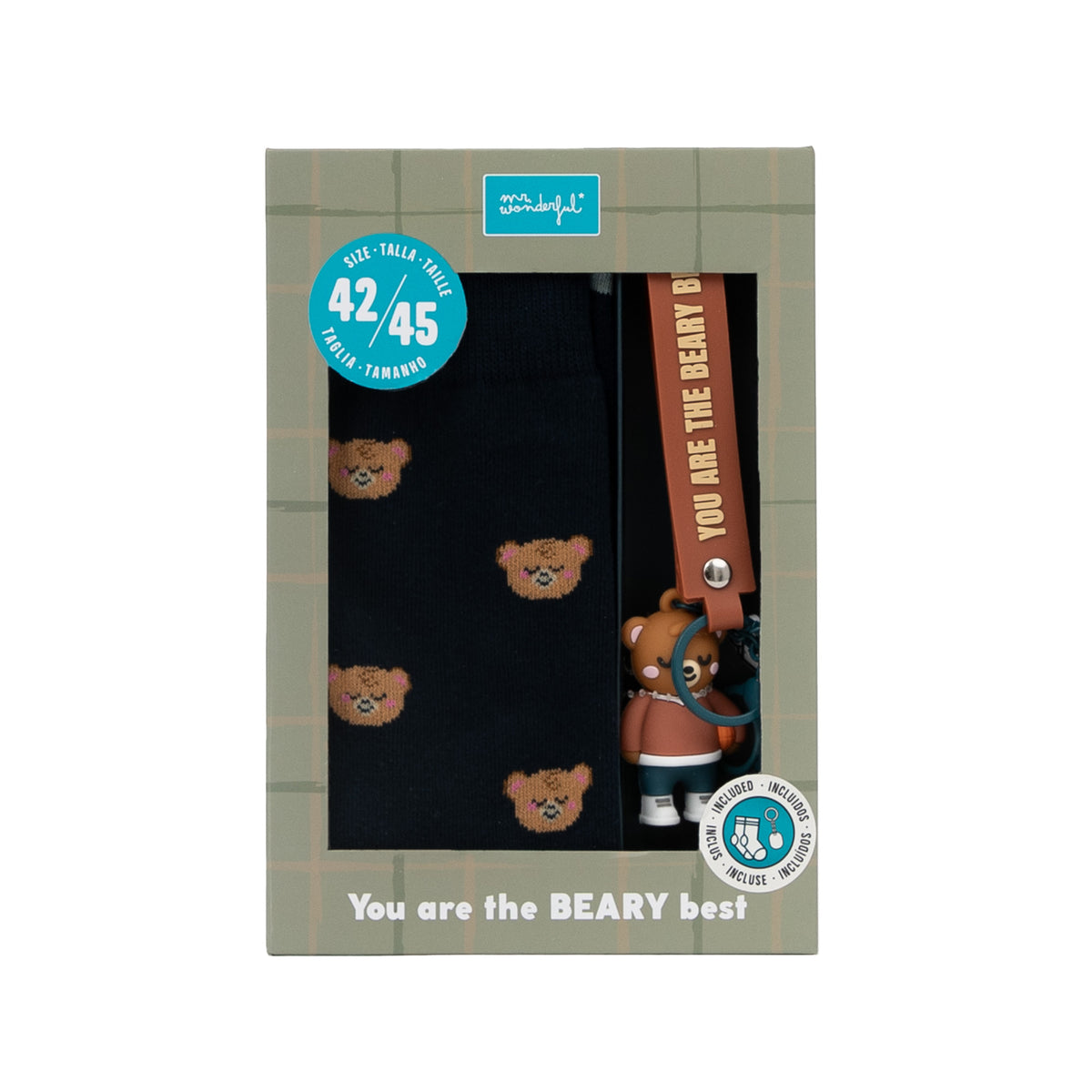 Conjunto De Meias + Porta Chaves-Beary Best