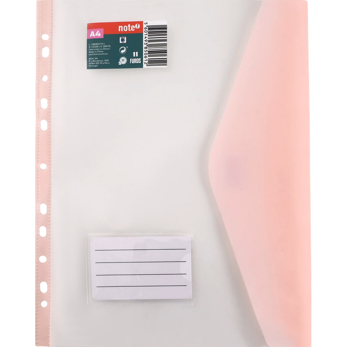 Classificador Envelope A4 com 11 Furos Pastel Note!