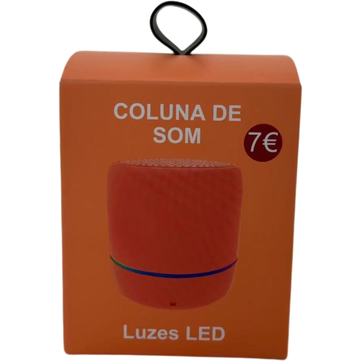 Coluna De Som Laranja Fusion