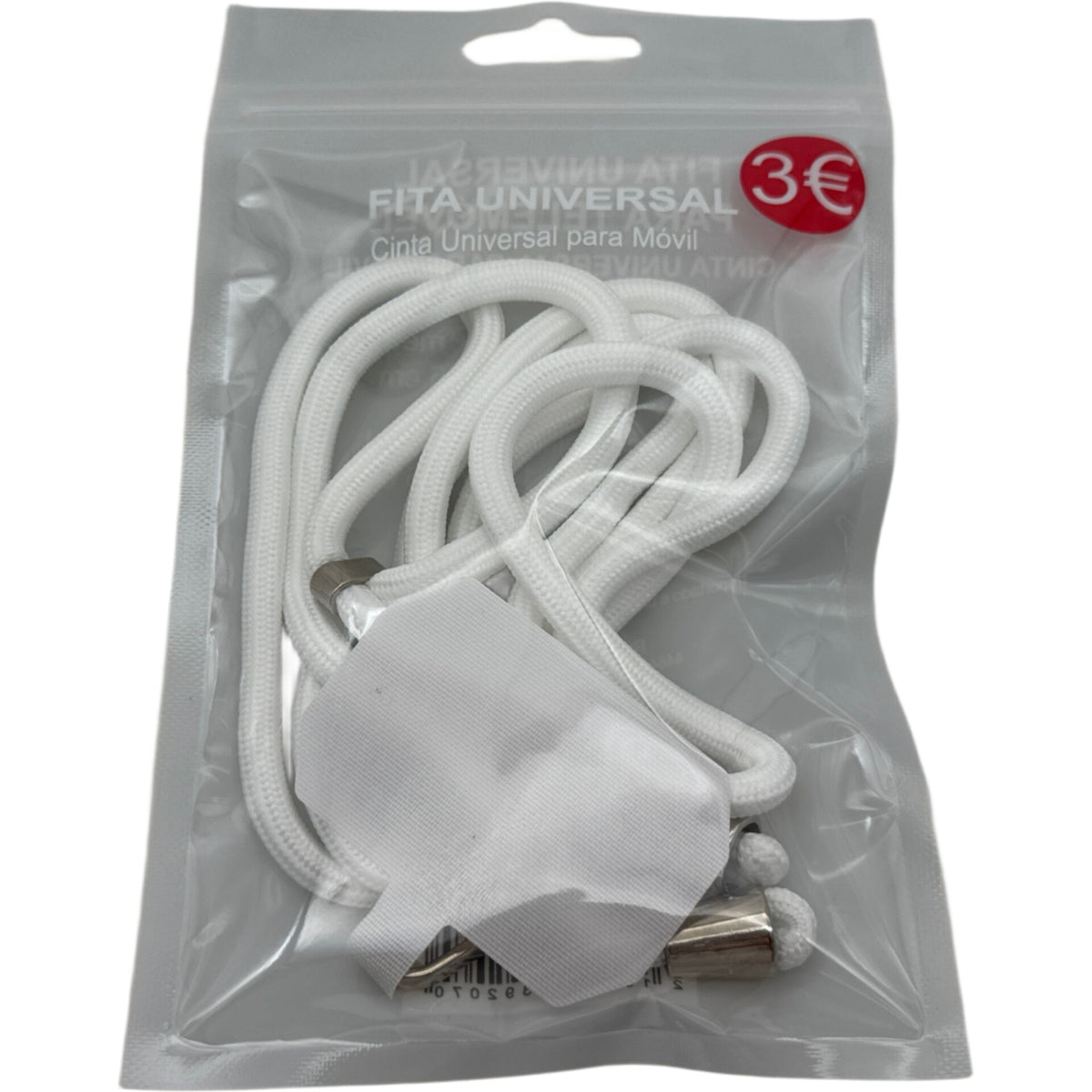 Fita Universal Telemovel Branco Fusion