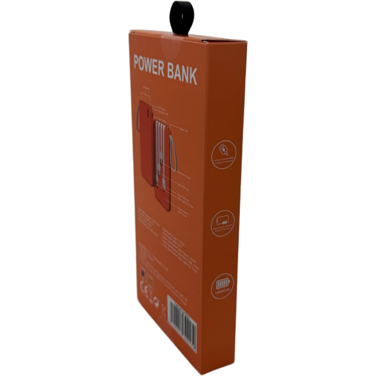 Power Bank 10.000 Mah Laranja Fusion