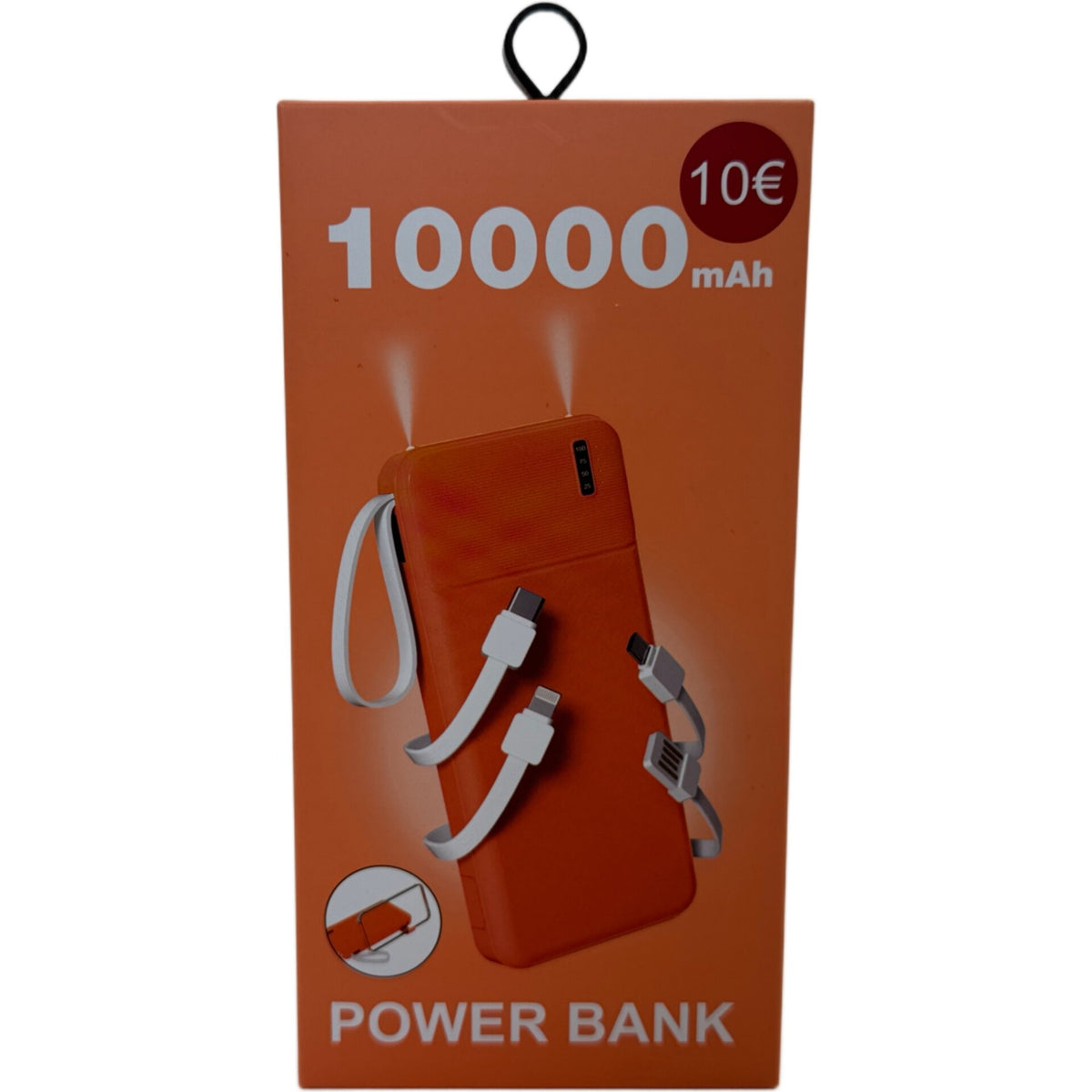 Power Bank 10.000 Mah Laranja Fusion