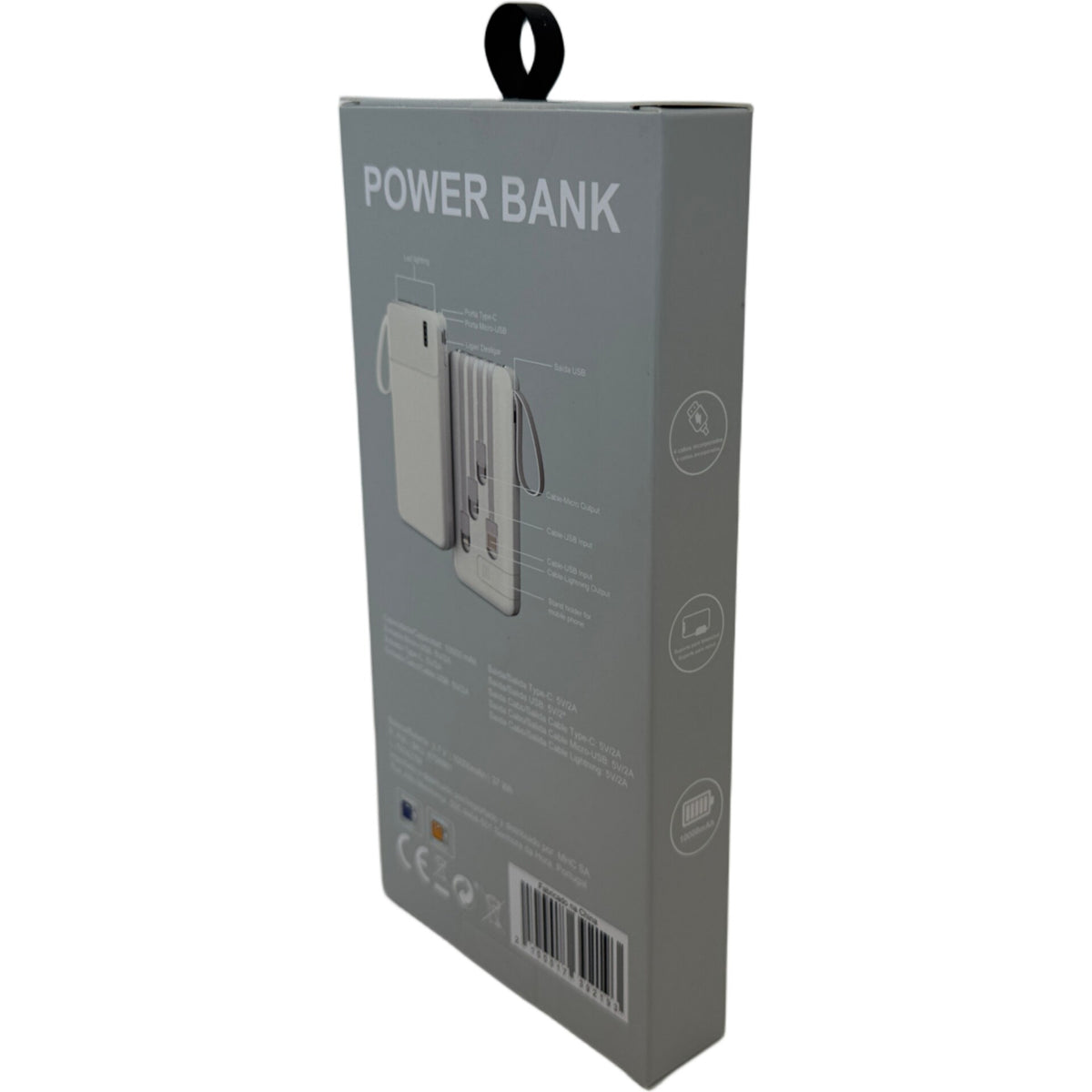 Power Bank 10.000 Mah Branco Fusion