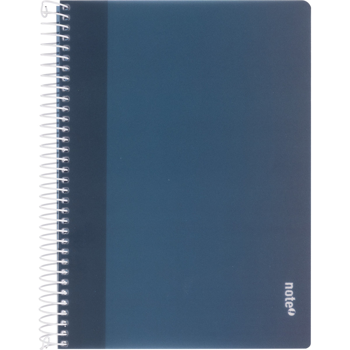 Caderno Espiral A5 Pautado Azul Escuro Note!