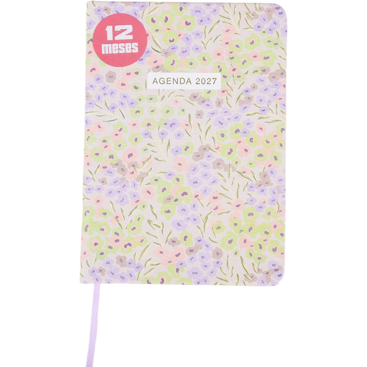 Agenda Espiral A7 2027 12 Meses Semanal Mini Flowers (várias opções) Note!