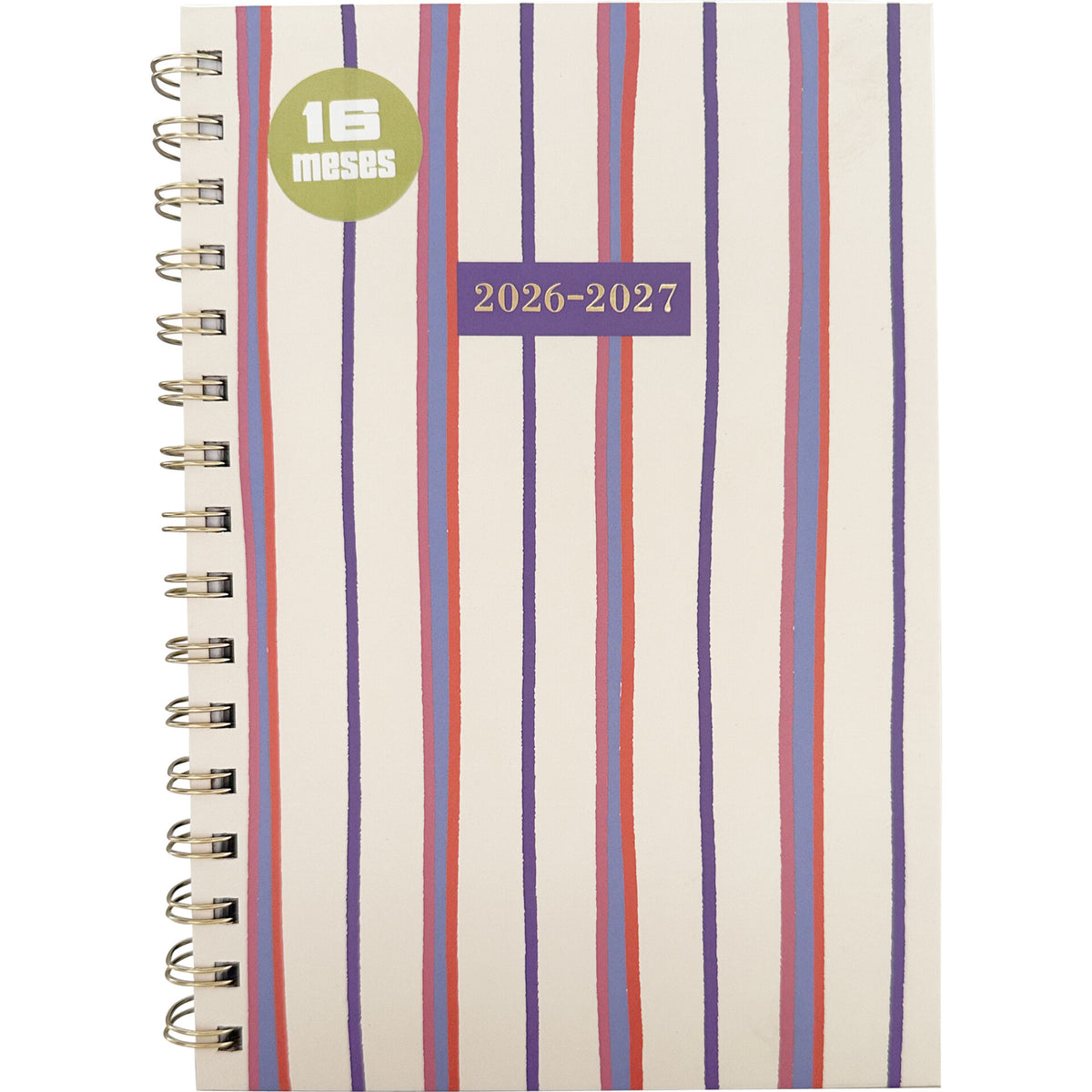 Agenda Espiral A5 26/ 27 16 Meses Semanal Strips (várias opções) Note!