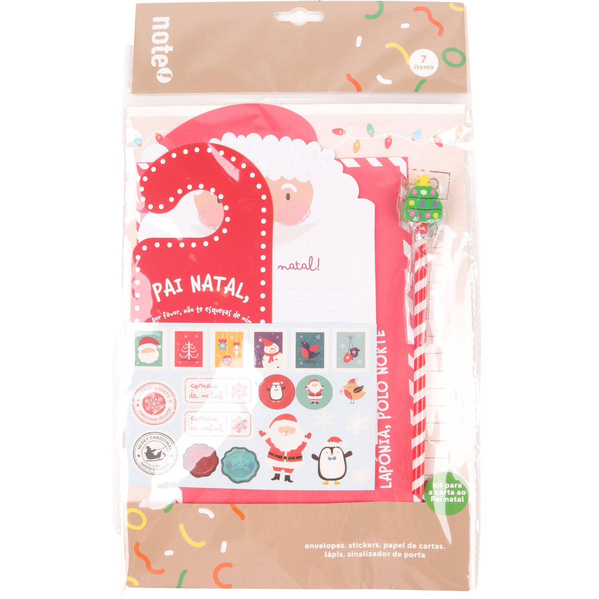 Set Carta Ao Pai Natal Note!