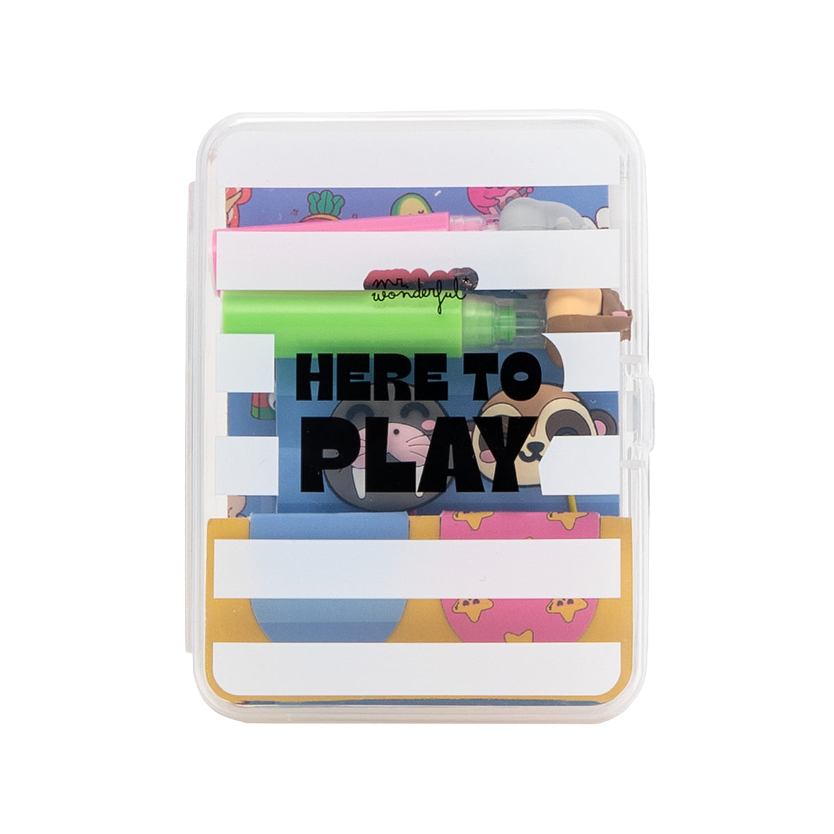 Conjunto Decoração Agenda - Here To Play