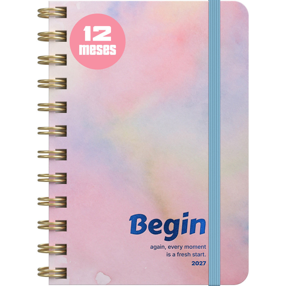 Agenda Espiral A6 2027 12 Meses Semanal Personality (várias opções) Note!
