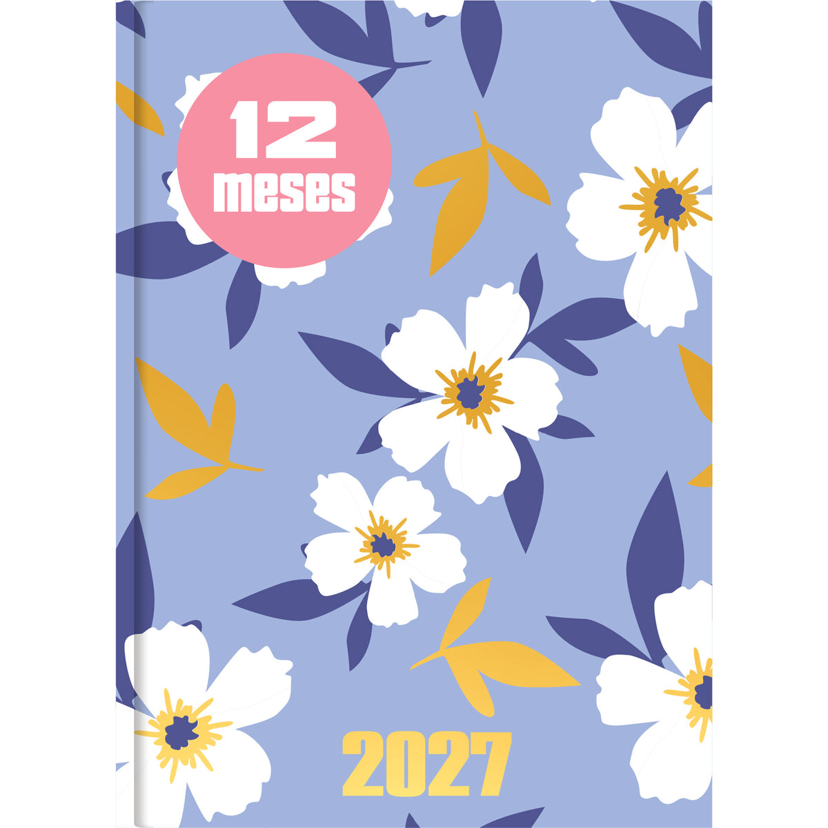 Agenda A7 2027 12 Meses Semanal Petals & Paws (várias opções) Note!