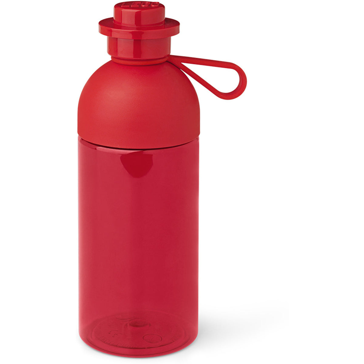 Garrafa 500ml Vermelho Transparente Lego