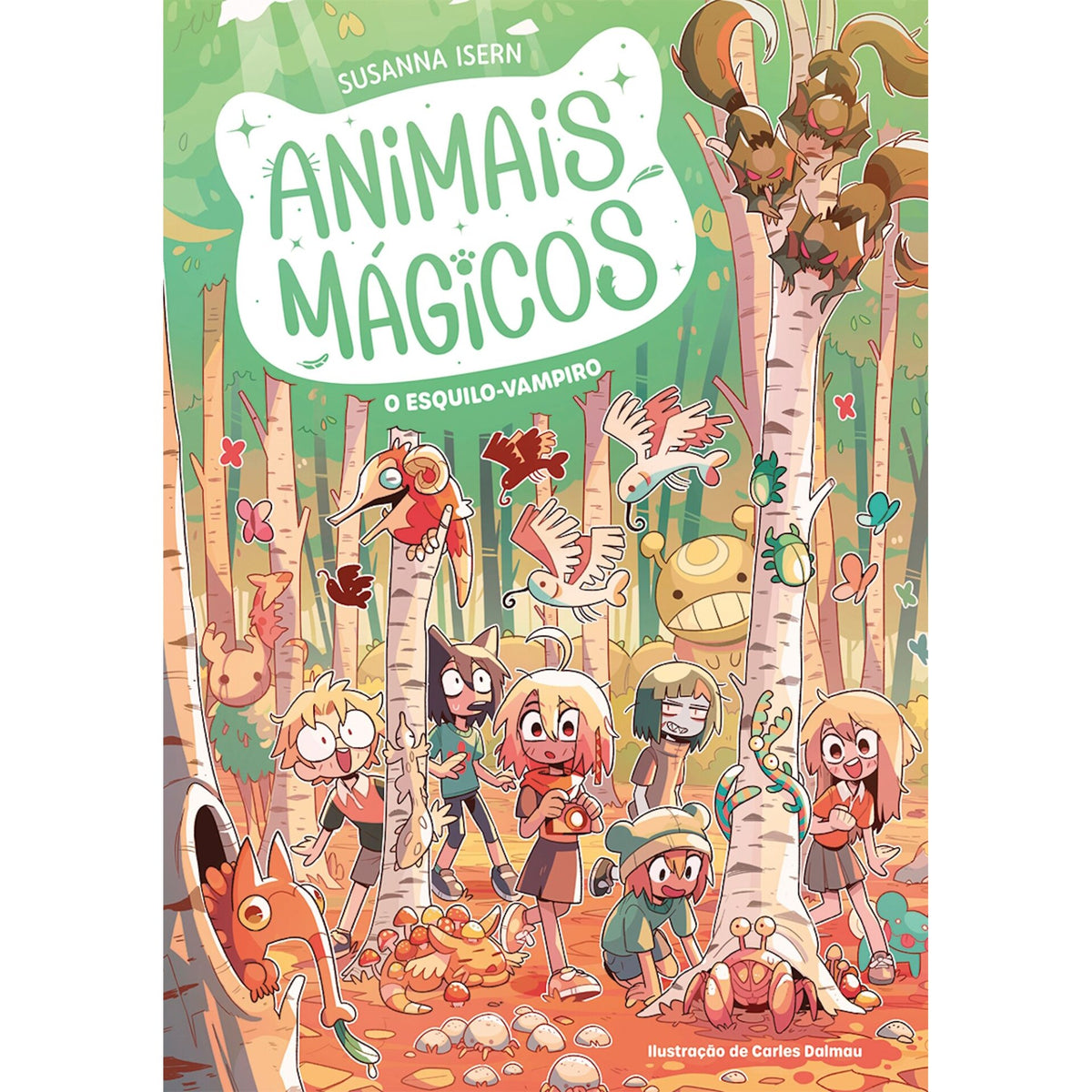 Animais Mágicos - O Esquilo-Vampiro de Susanna Isern;