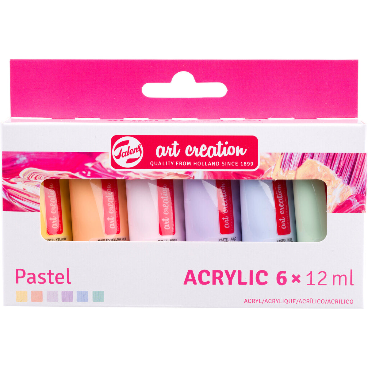 Set de Tinta Acrilica Tons Pastel 6x12ml Talens