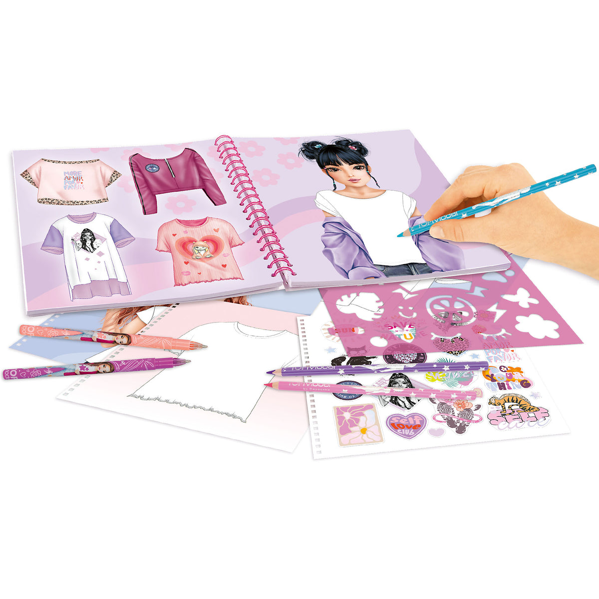 Caderno Diy Designer T-Shirts - Topmodel