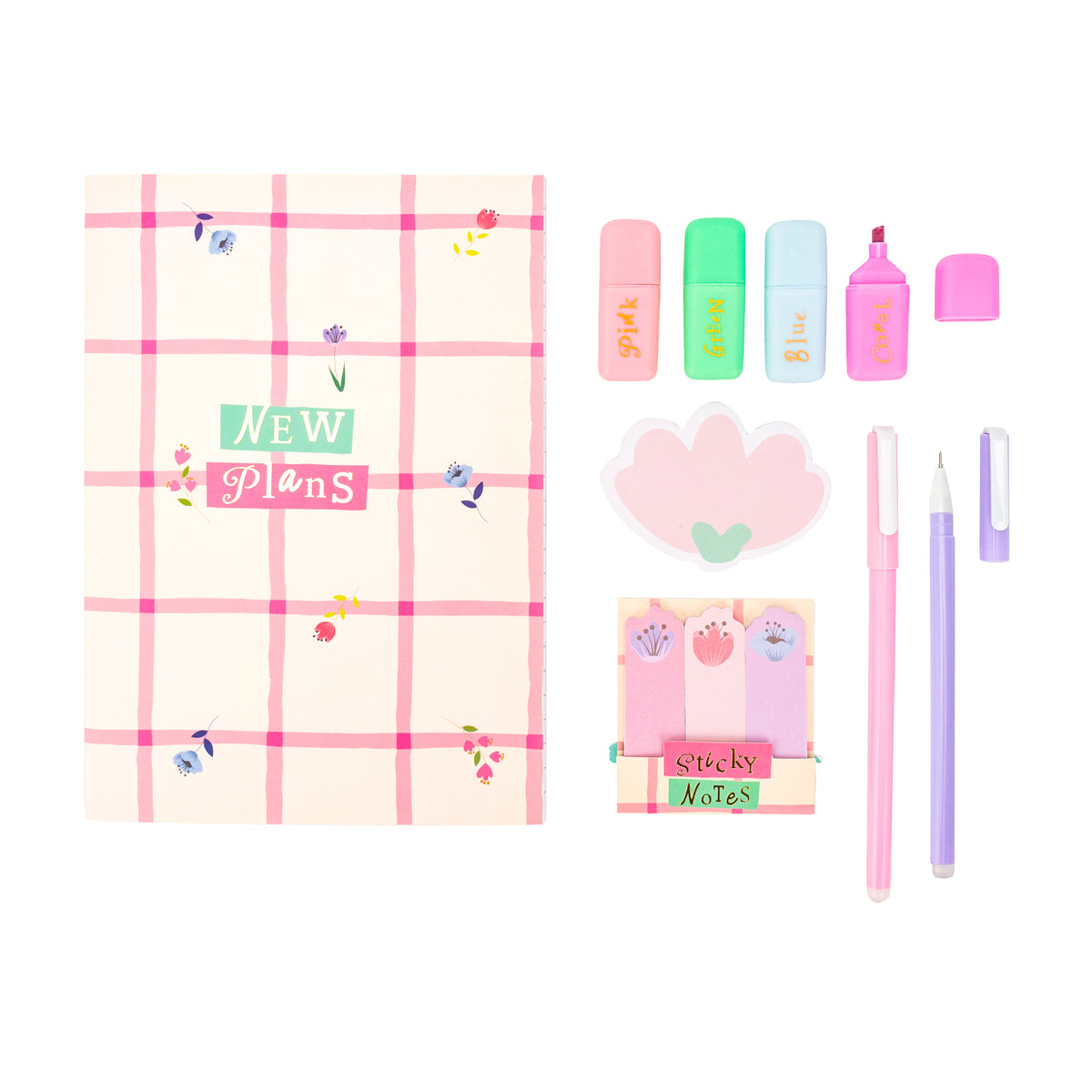 Bolsa Com Conjunto Acessórios Escrita - Squares