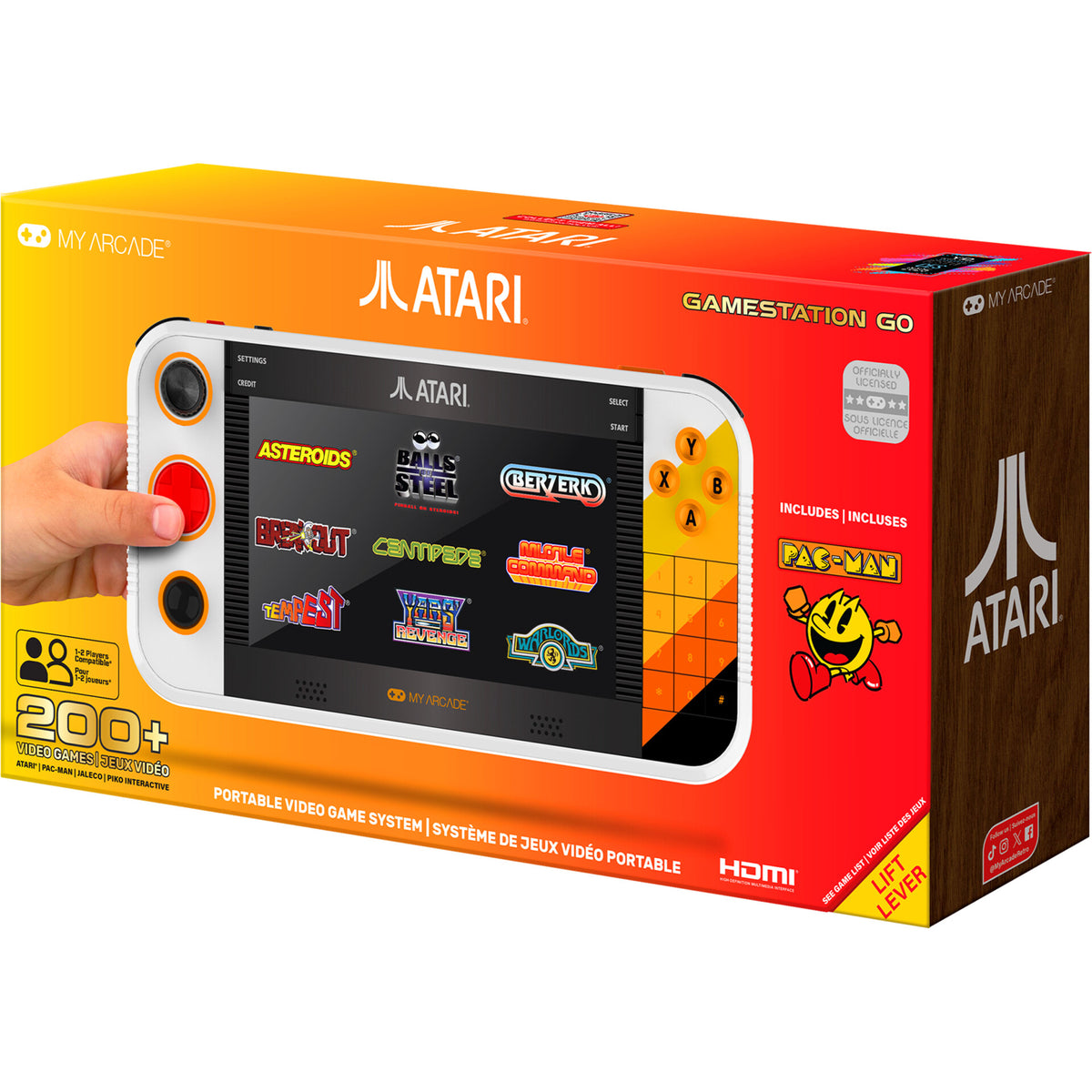 Sistema Gaming Portátil Atari+200 Jogos