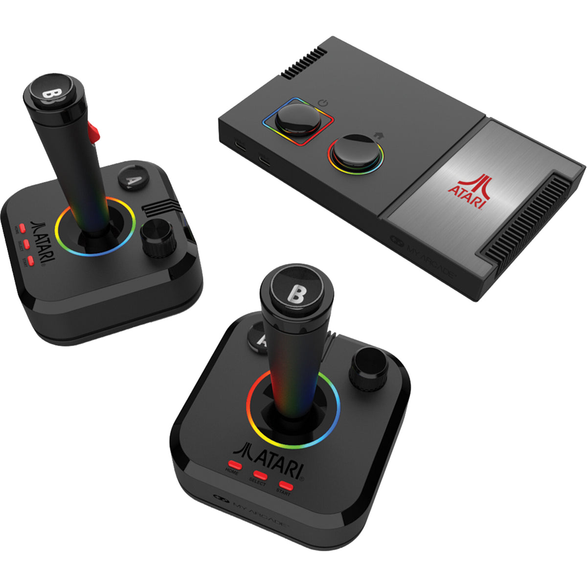 Consola Atari Pro Para Tv Com 2 Com+200 Jogos