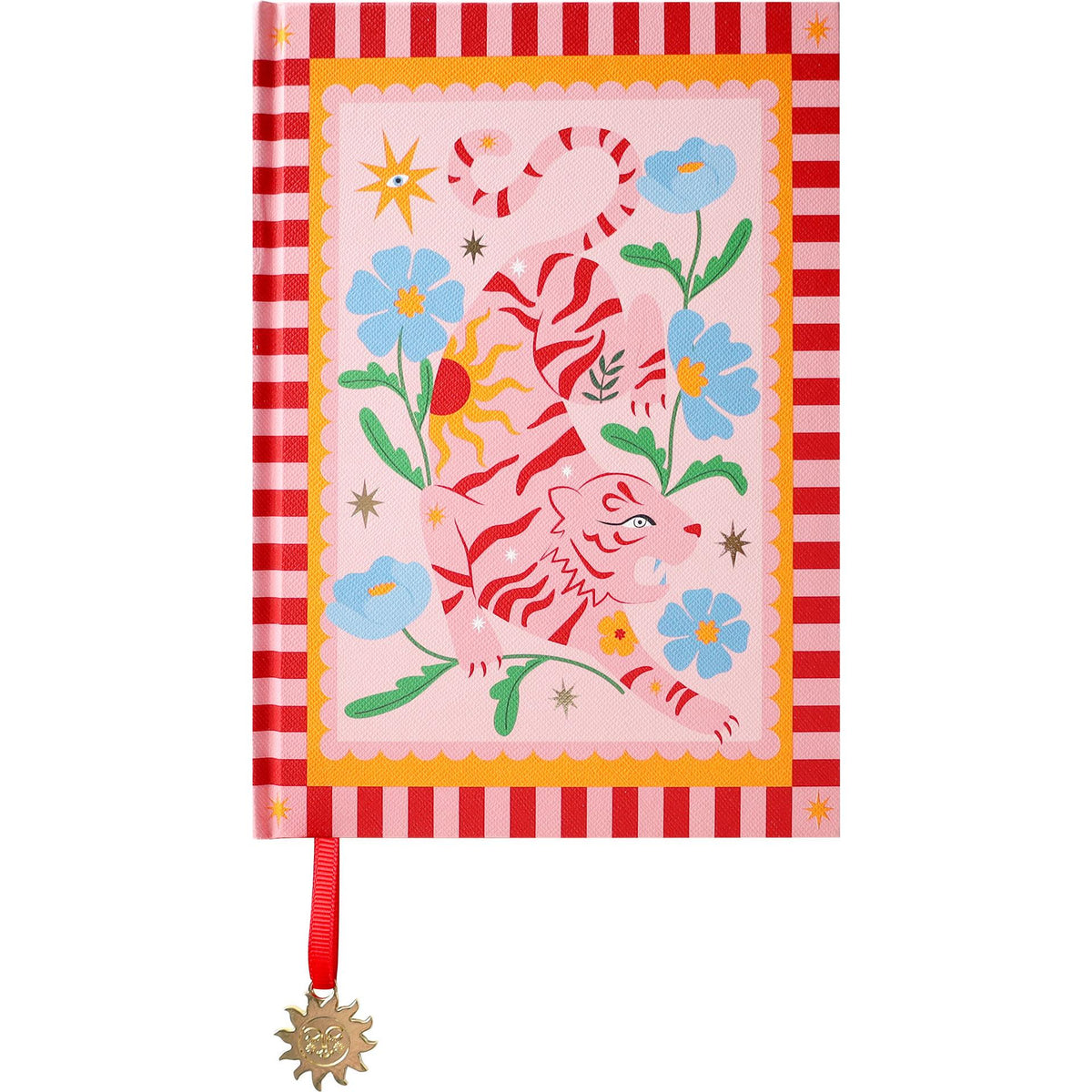 Caderno Formato A5 - Orange Sunny Jungle