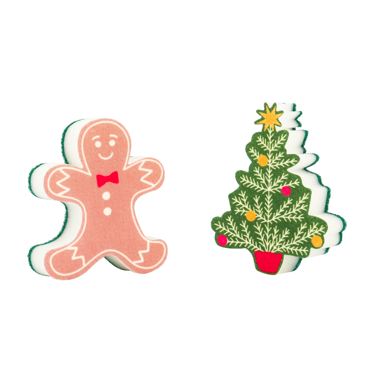 Conjunto 2 Esponjas Cozinha - Natal