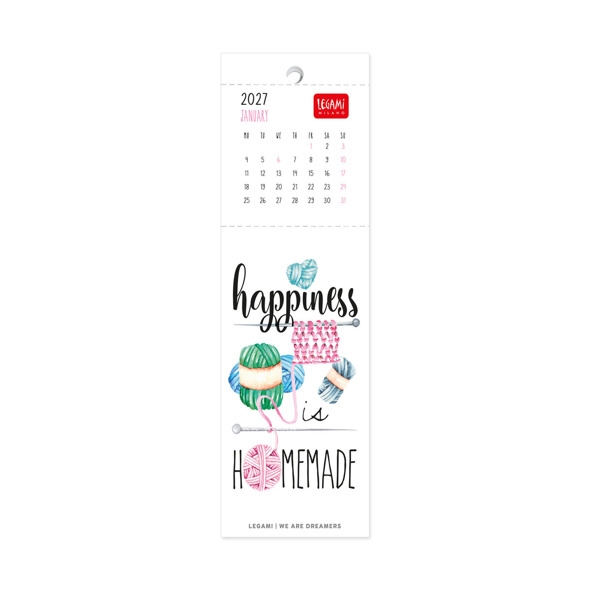 Calendário Marcador Livro 2027 -Dreaming