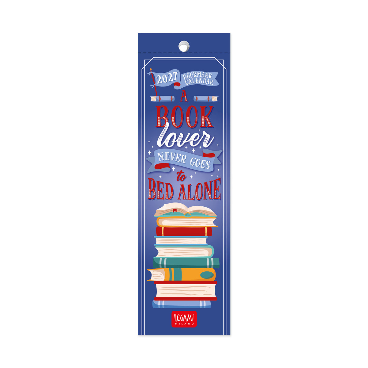 Calendário Marcador Livro 2027 - Books