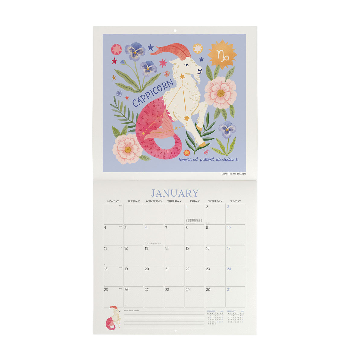Calendário Parede 2027 30 X30 - The Stars