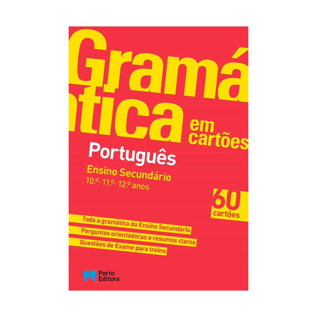 Gramática Em Cartões - Livro Português - Ensino Secundário de Porto Editora