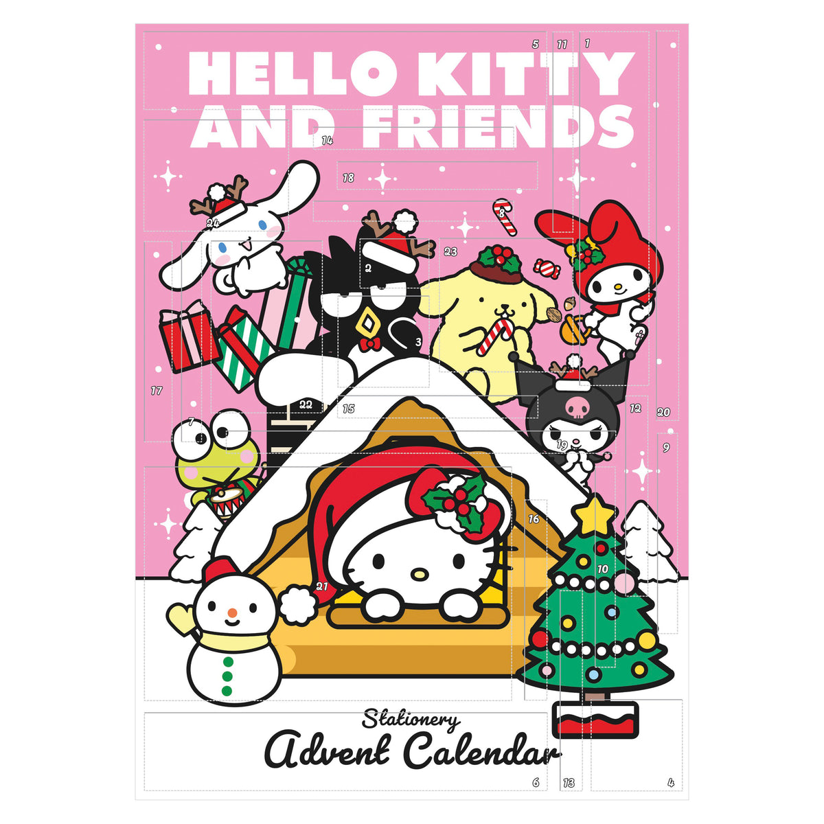 Calendário Advento Papelaria - Hello Kitty