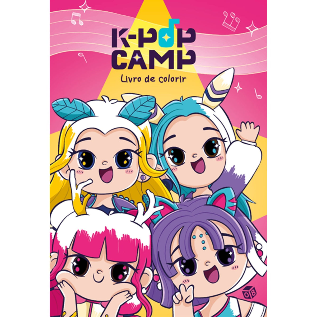 K-Pop Camp:Livro De Colorir de Zero A Oito